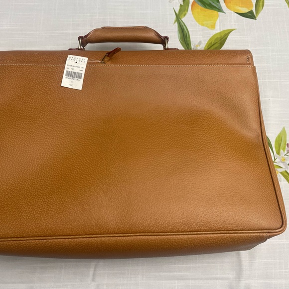 Brand new never used Serapian Milano Slim briefcase. Color Tobaco. - Picture 2 of 15